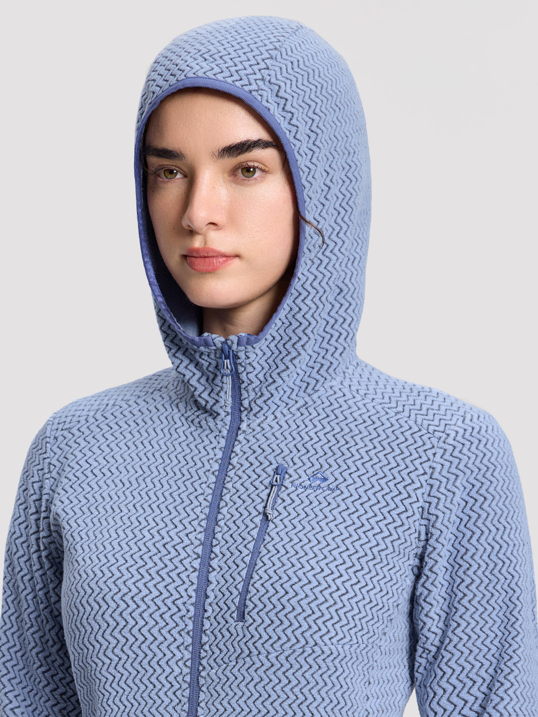 Women's Moisture-Wicking Wave Fleece Hoodie PIONEER CAMP