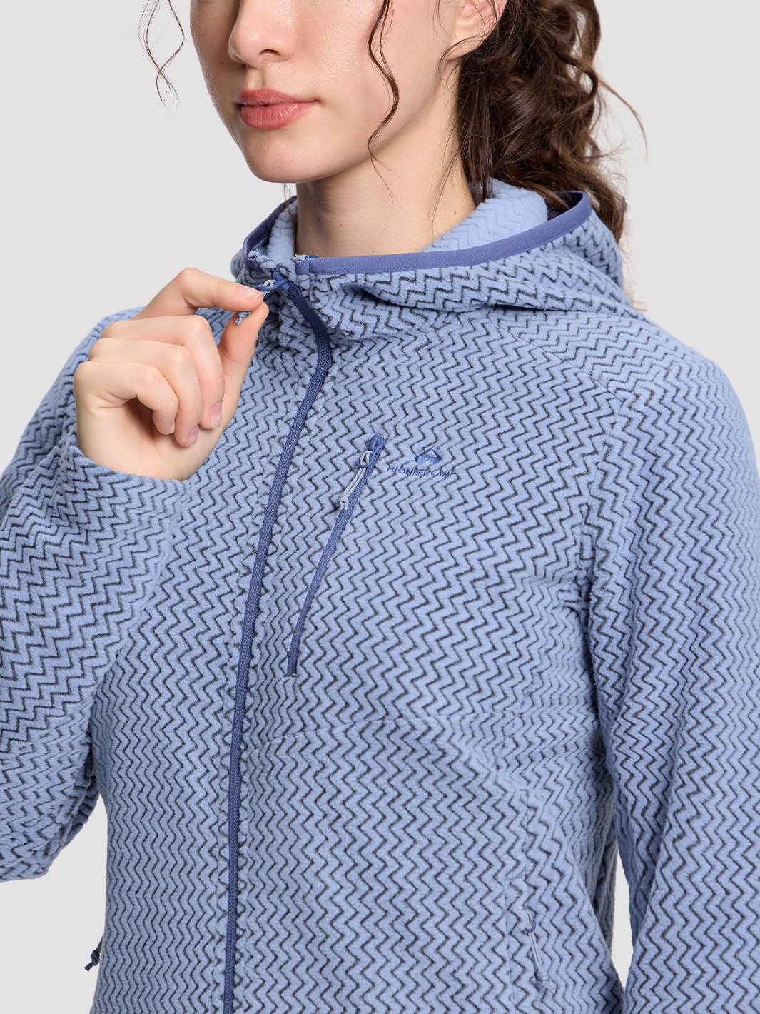Women's Moisture-Wicking Wave Fleece Hoodie PIONEER CAMP