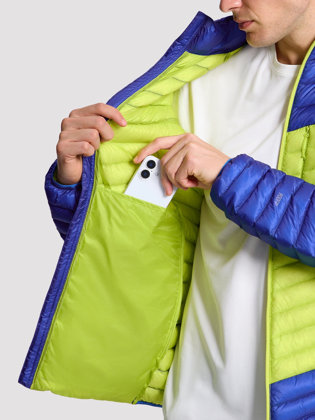 Men's Ultralight 900 Fill Power Water-Repellent Goose Down Stand Collar Jacket PIONEER CAMP