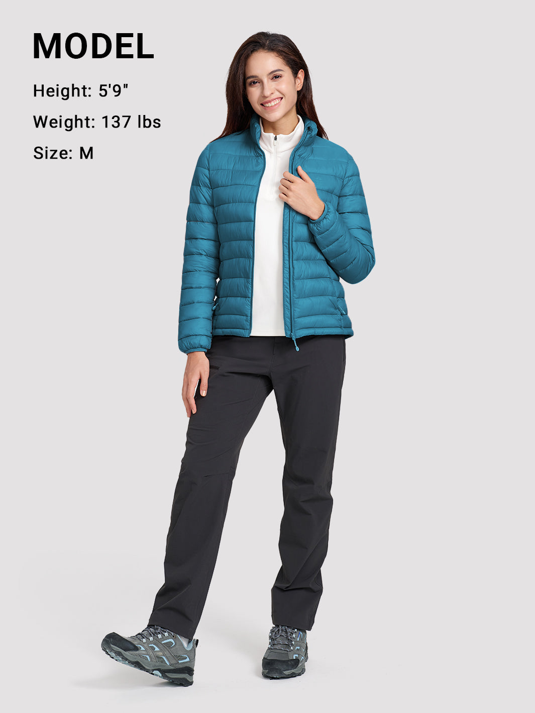 Women's 350g Lightweight Packable Puffer Jacket PIONEER CAMP