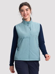 Women's Packable Softshell Vest PIONEER CAMP
