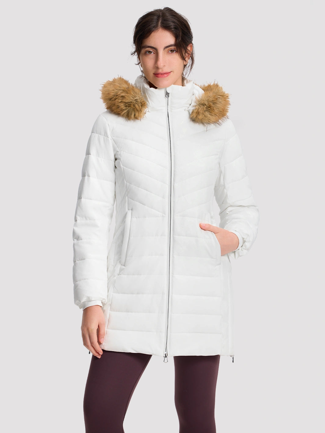 Women's Waterproof Long Puffer Coat PIONEER CAMP