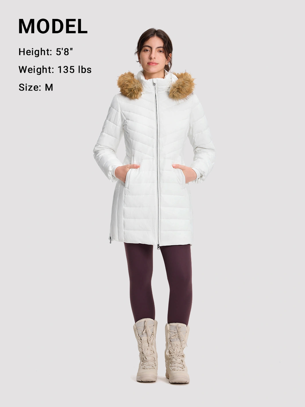 Women's Waterproof Long Puffer Coat PIONEER CAMP