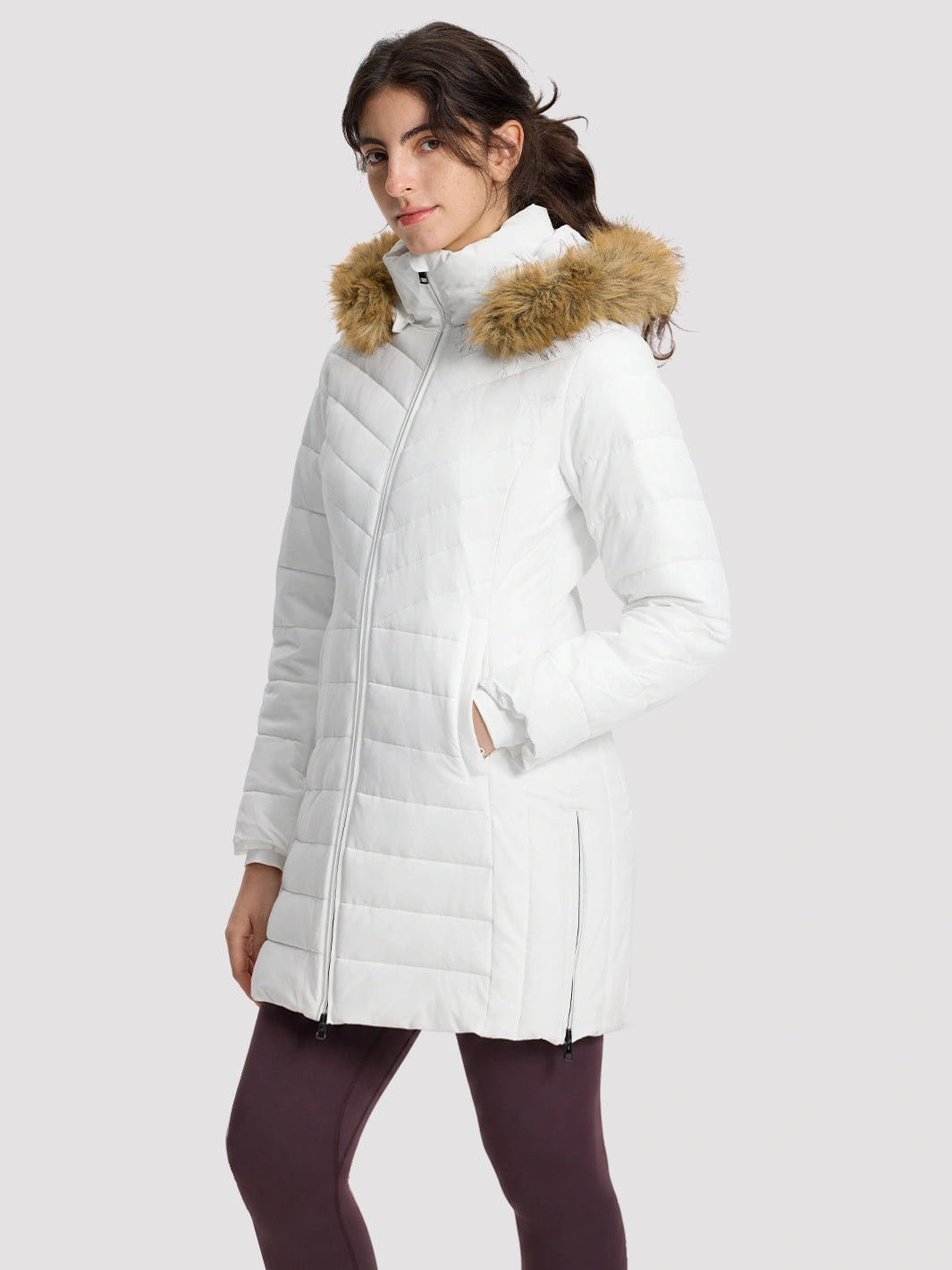 Women's Waterproof Long Puffer Coat PIONEER CAMP