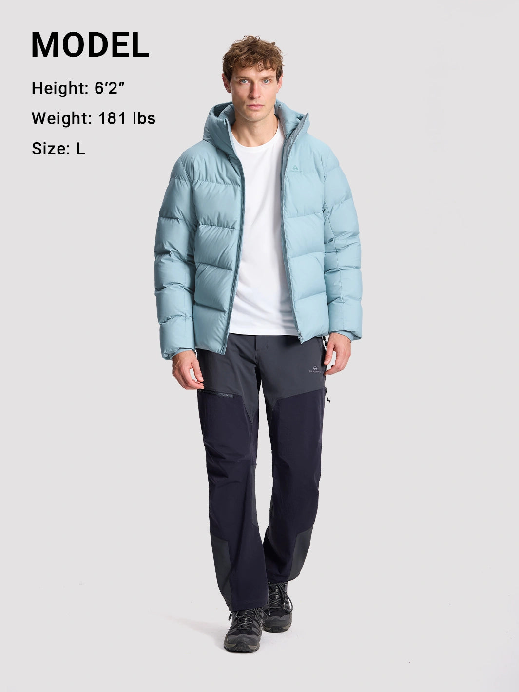POLARIS Men's Alpine 800 Fill Down Jacket Pioneer Camp