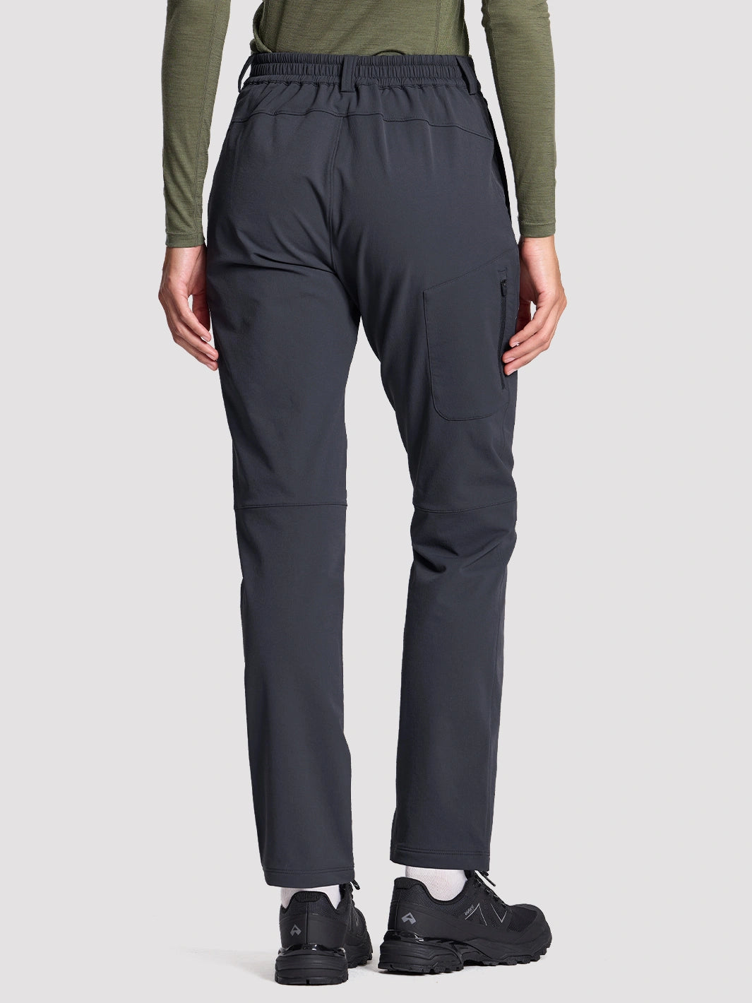 Women's Water-Resistant Fleece Lined Straight Hiking Pants PIONEER CAMP