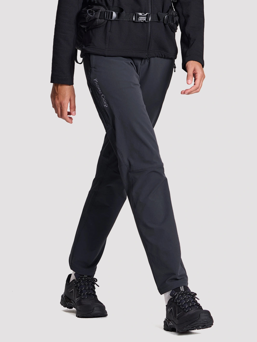 Women's Water-Resistant Fleece Lined Straight Hiking Pants PIONEER CAMP