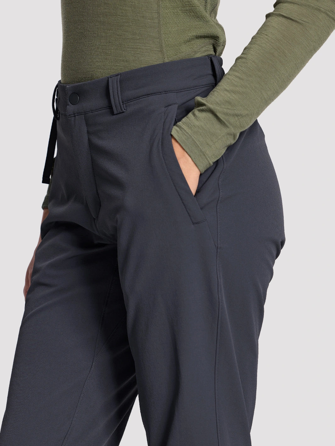 Women's Water-Resistant Fleece Lined Straight Hiking Pants PIONEER CAMP