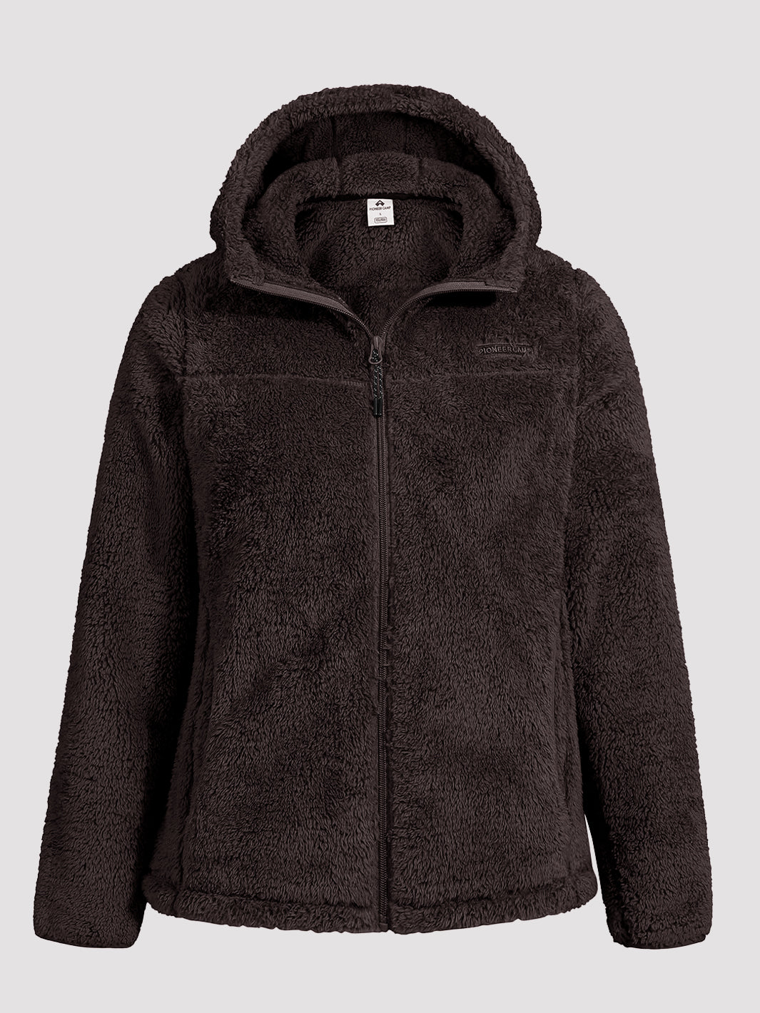 Women's Hooded Coral Fleece Jacket PIONEER CAMP