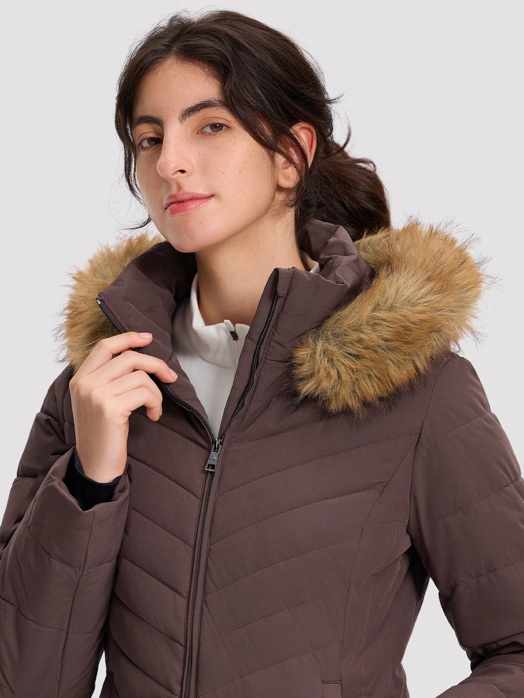 Women's Waterproof Long Puffer Coat PIONEER CAMP