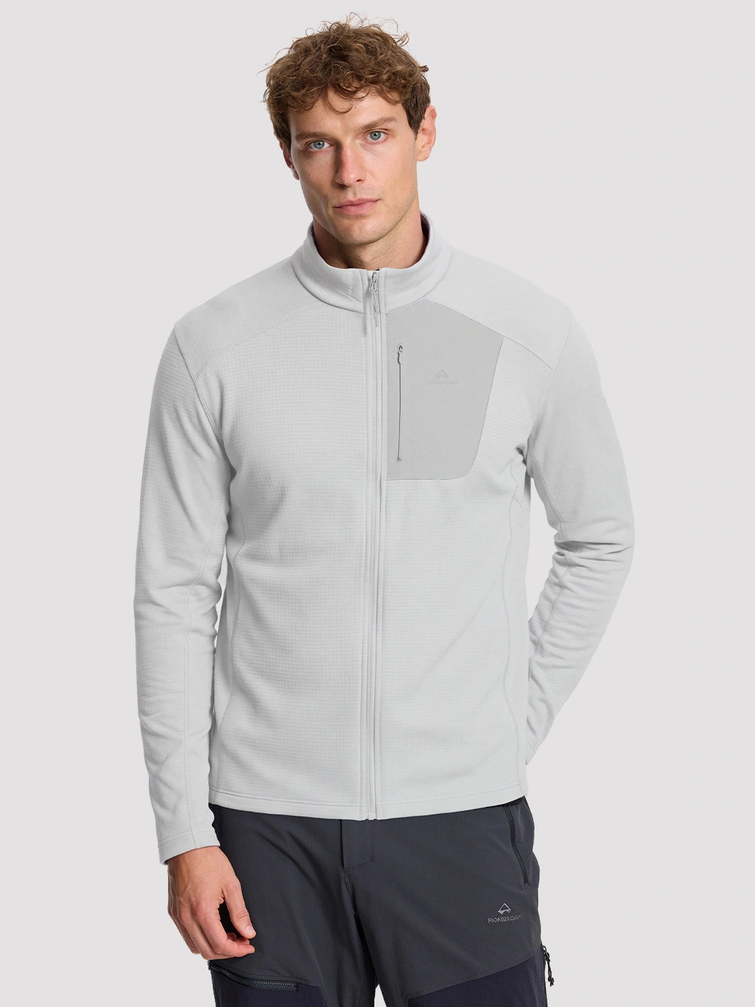 Men's Dynamic Full-Zip Grid Fleece Jacket PIONEER CAMP