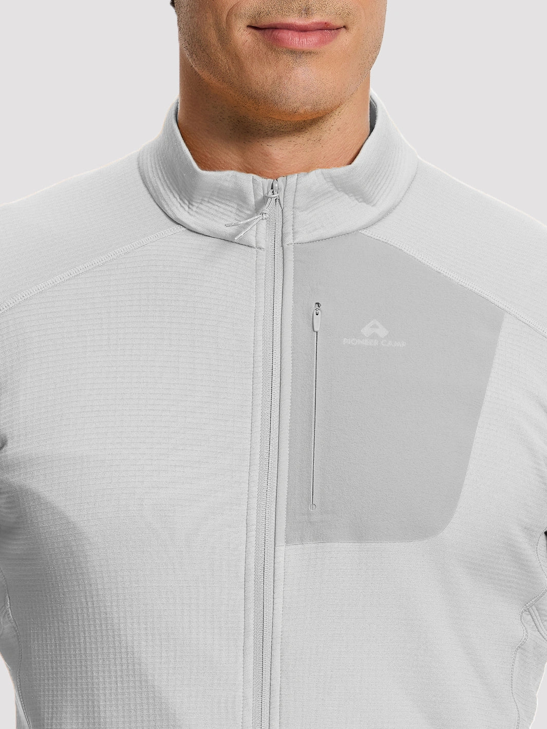 Men's Dynamic Full-Zip Grid Fleece Jacket PIONEER CAMP