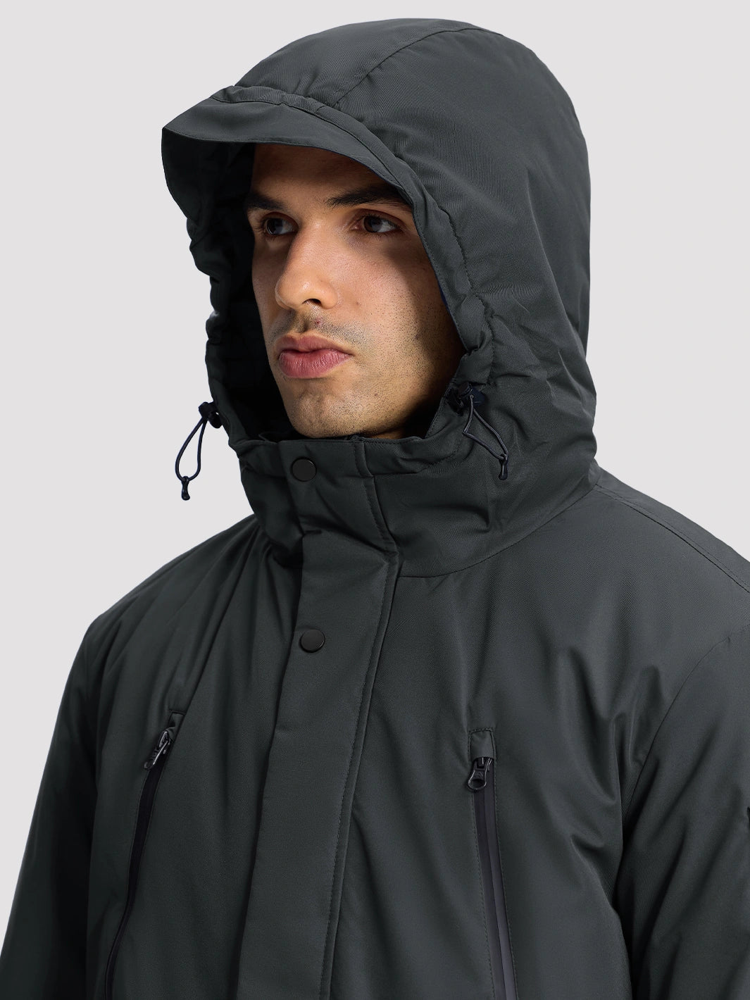 Men's 9-Pocket Hooded Fleece-Lined Winter Parka PIONEER CAMP