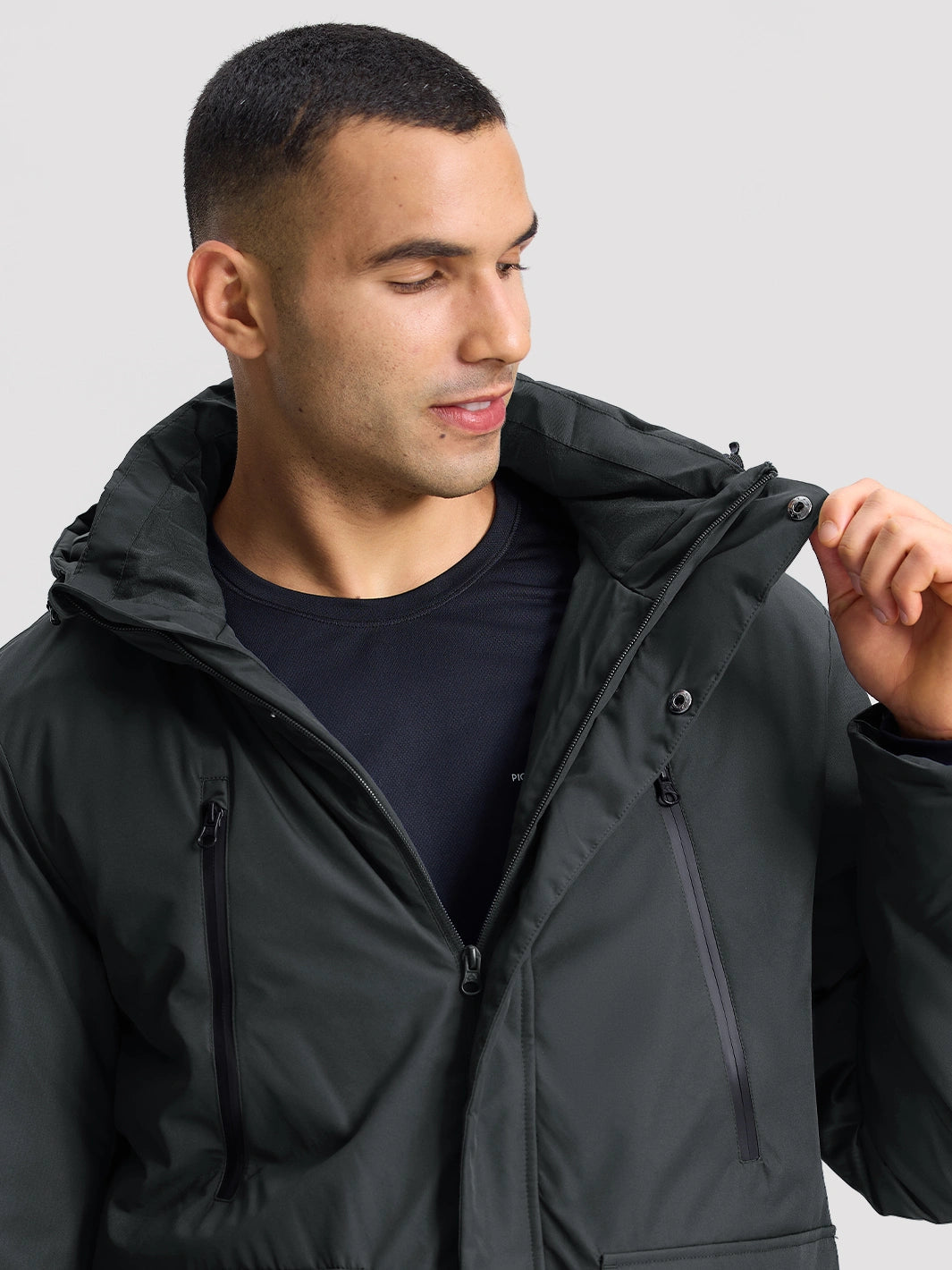 Men's 9-Pocket Hooded Fleece-Lined Winter Parka PIONEER CAMP