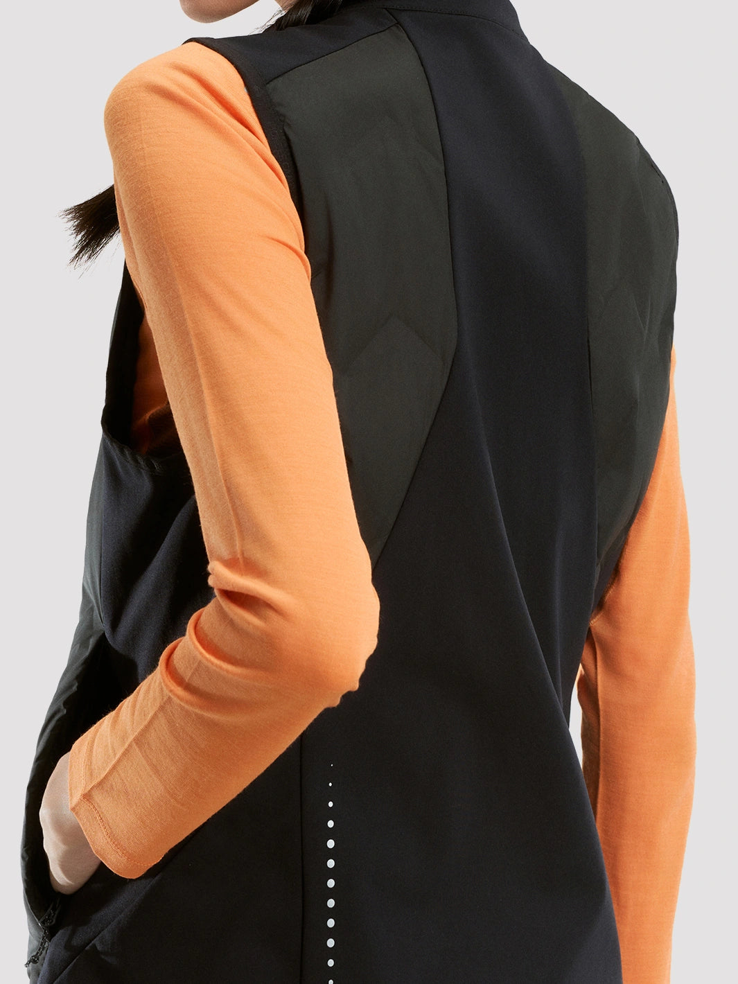 Women's Lightweight Goose Down Trail Running Vest PIONEER CAMP