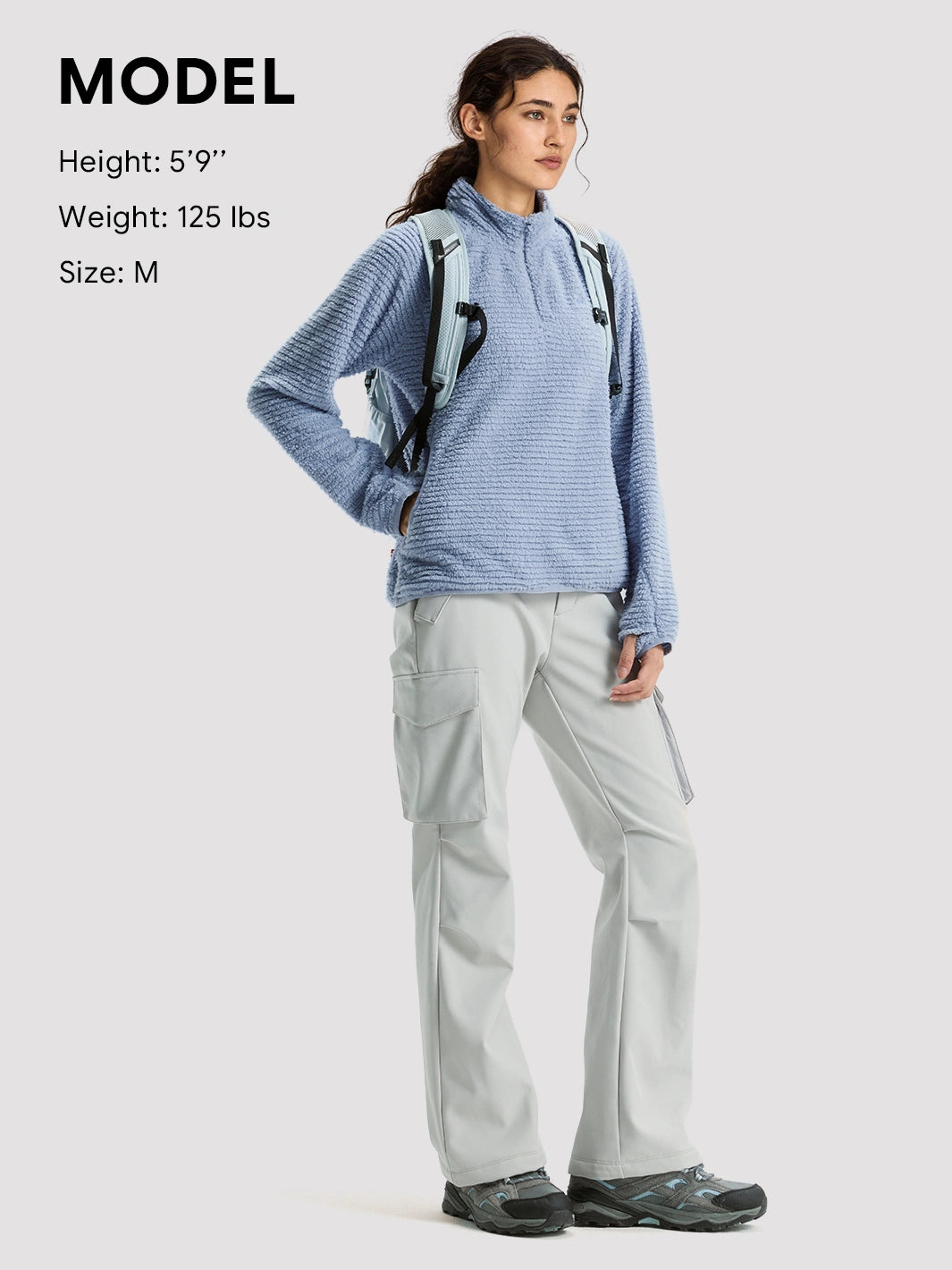 Women's Lightweight PrimaLoft Fleece Half-Zip Pullover PIONEER CAMP