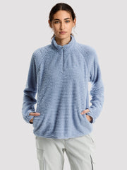 Women's Lightweight PrimaLoft Fleece Half-Zip Pullover PIONEER CAMP