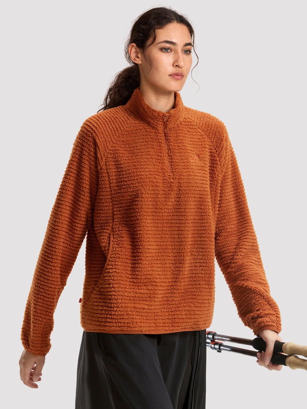 Women's Lightweight PrimaLoft Fleece Half-Zip Pullover PIONEER CAMP