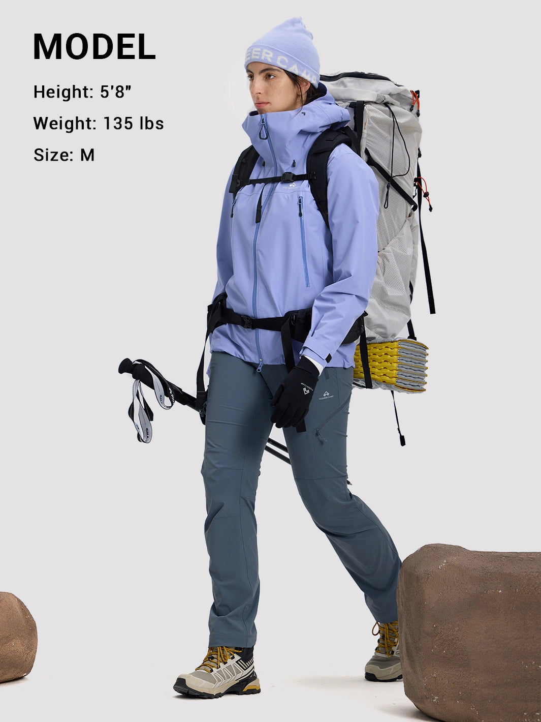 Ego Women's Toray 3L All-Weather Hardshell Jacket PIONEER CAMP