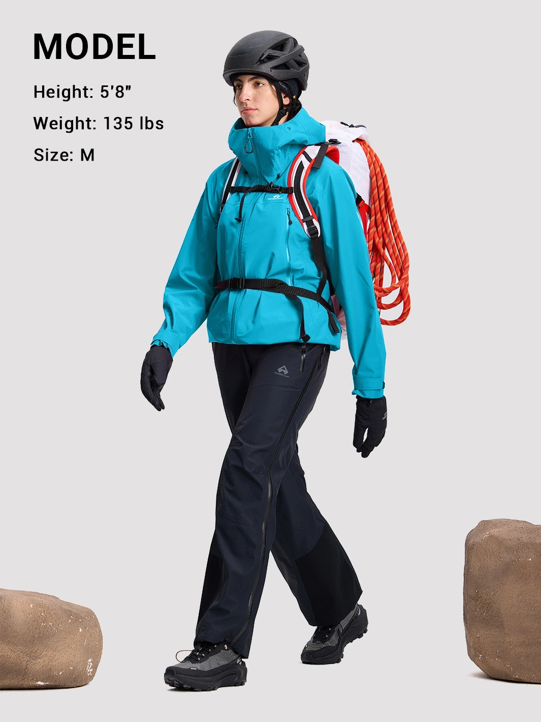 Ego Women's Toray 3L All-Weather Hardshell Jacket PIONEER CAMP