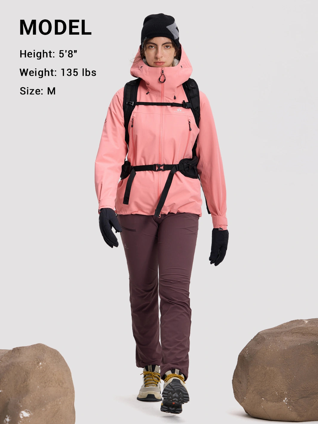 Ego Women's Toray 3L All-Weather Hardshell Jacket PIONEER CAMP