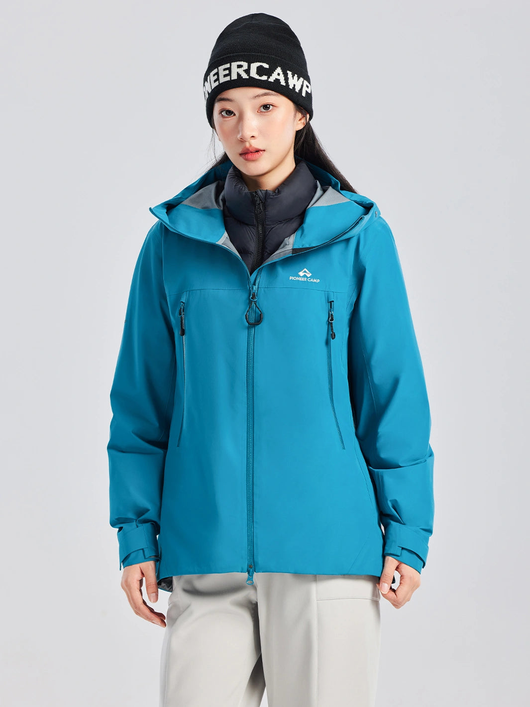 Lu Han's Pick - Unisex Toray 3L Waterproof Hardshell Jacket PIONEER CAMP