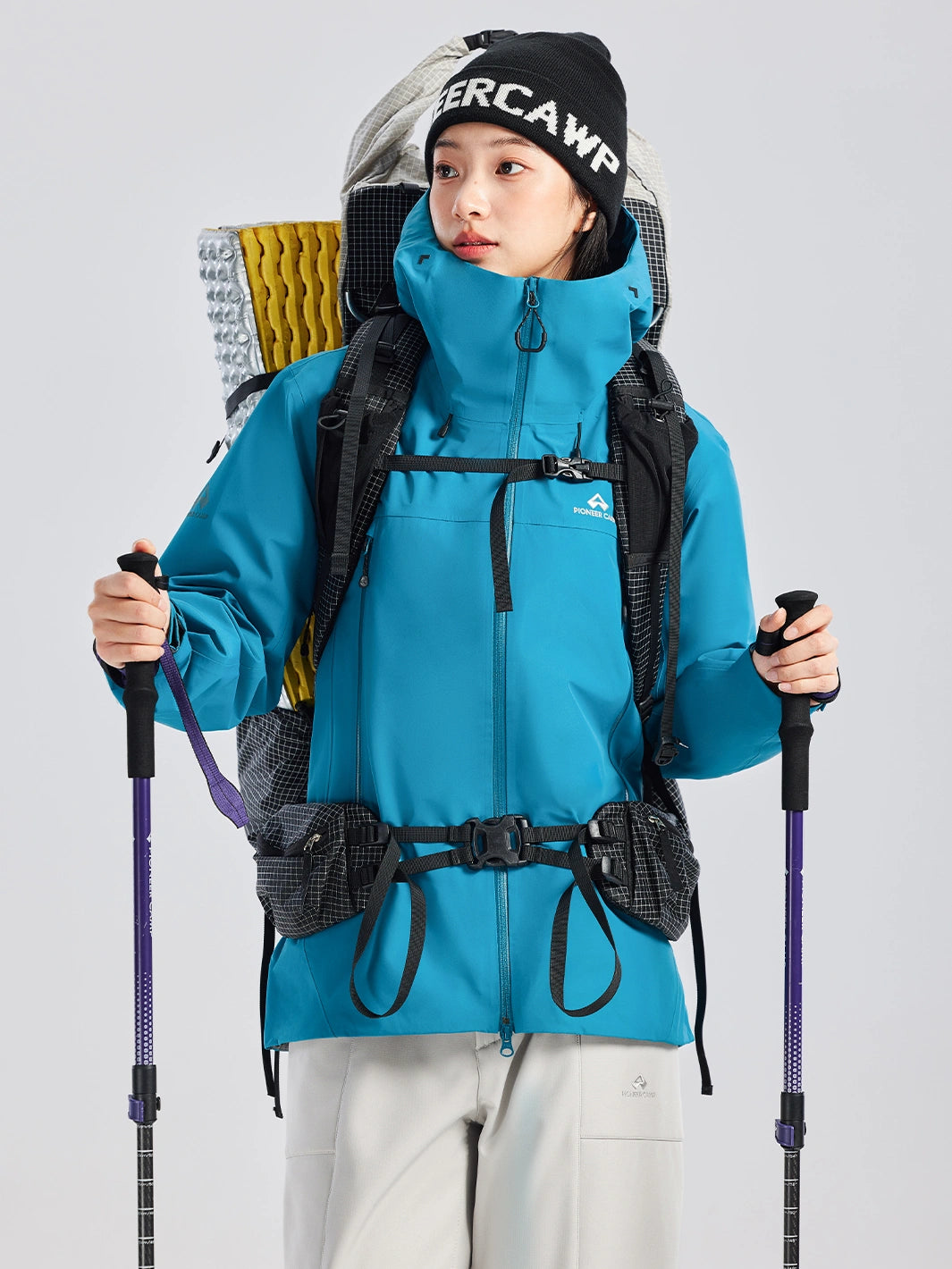 Lu Han's Pick - Unisex Toray 3L Waterproof Hardshell Jacket PIONEER CAMP