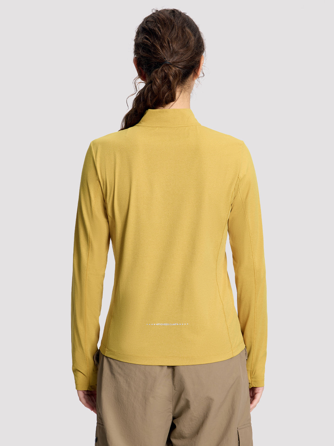 Women's Quick-Dry Colorblock Half-Zip Top PIONEER CAMP