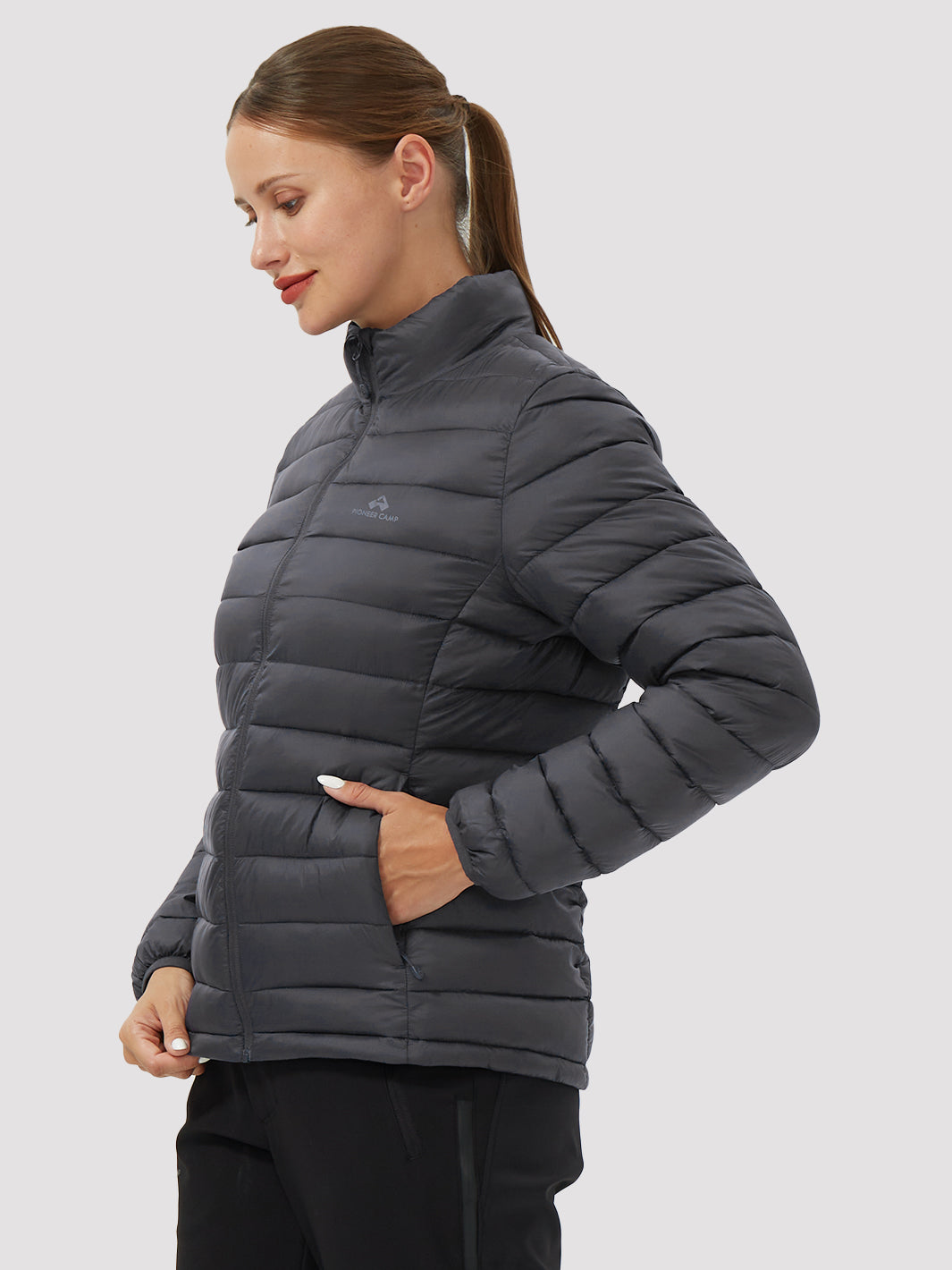 Women's 350g Lightweight Packable Puffer Jacket PIONEER CAMP