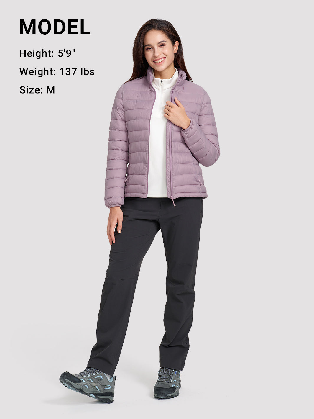 Women's 350g Lightweight Packable Puffer Jacket PIONEER CAMP