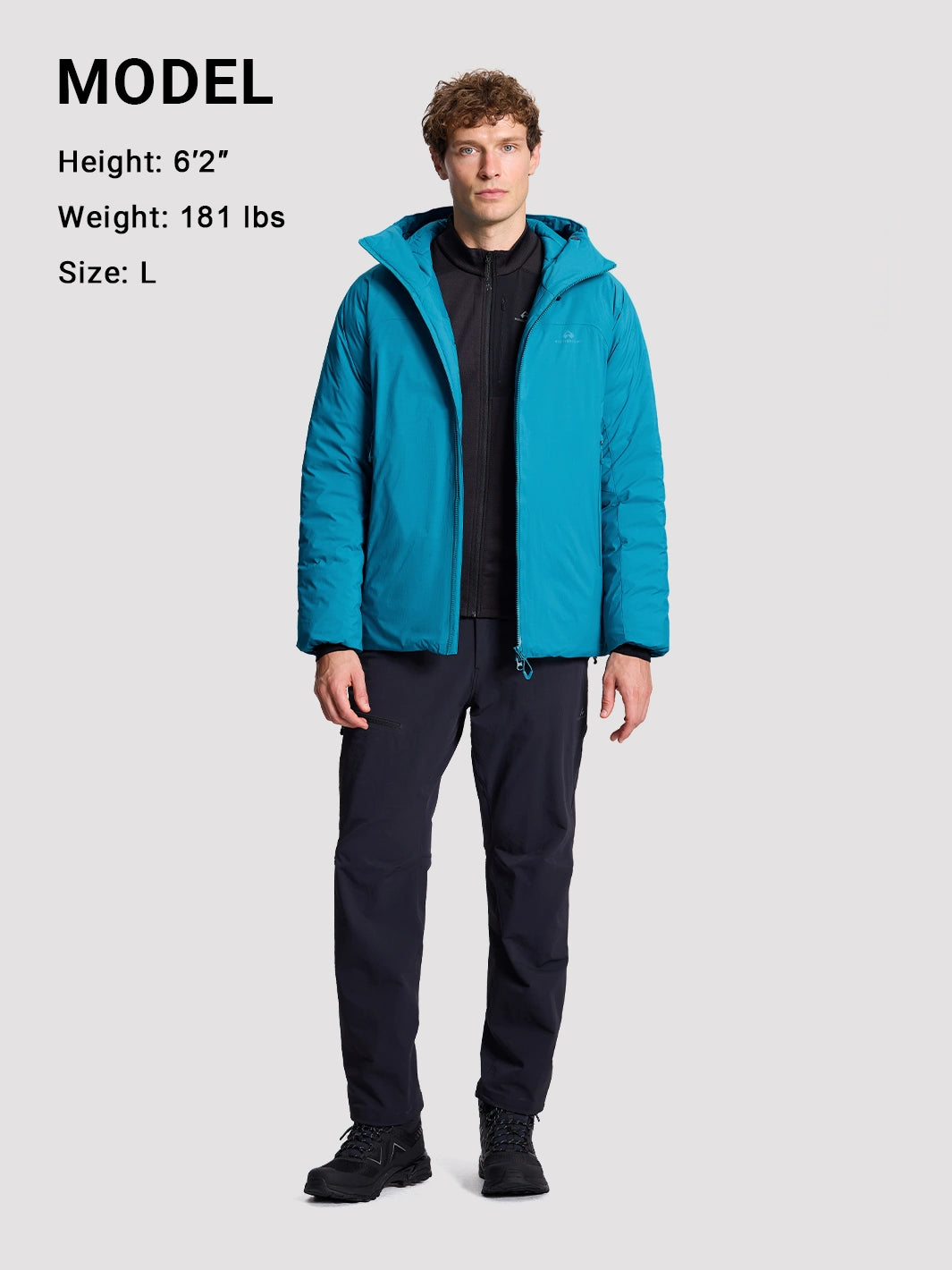 Men's Toray 2L Waterproof 800 Fill Power Goose Down Jacket PIONEER CAMP