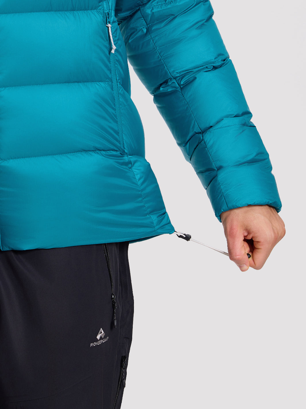 Men's 800-Fill Goose Down Hooded Jacket PIONEER CAMP