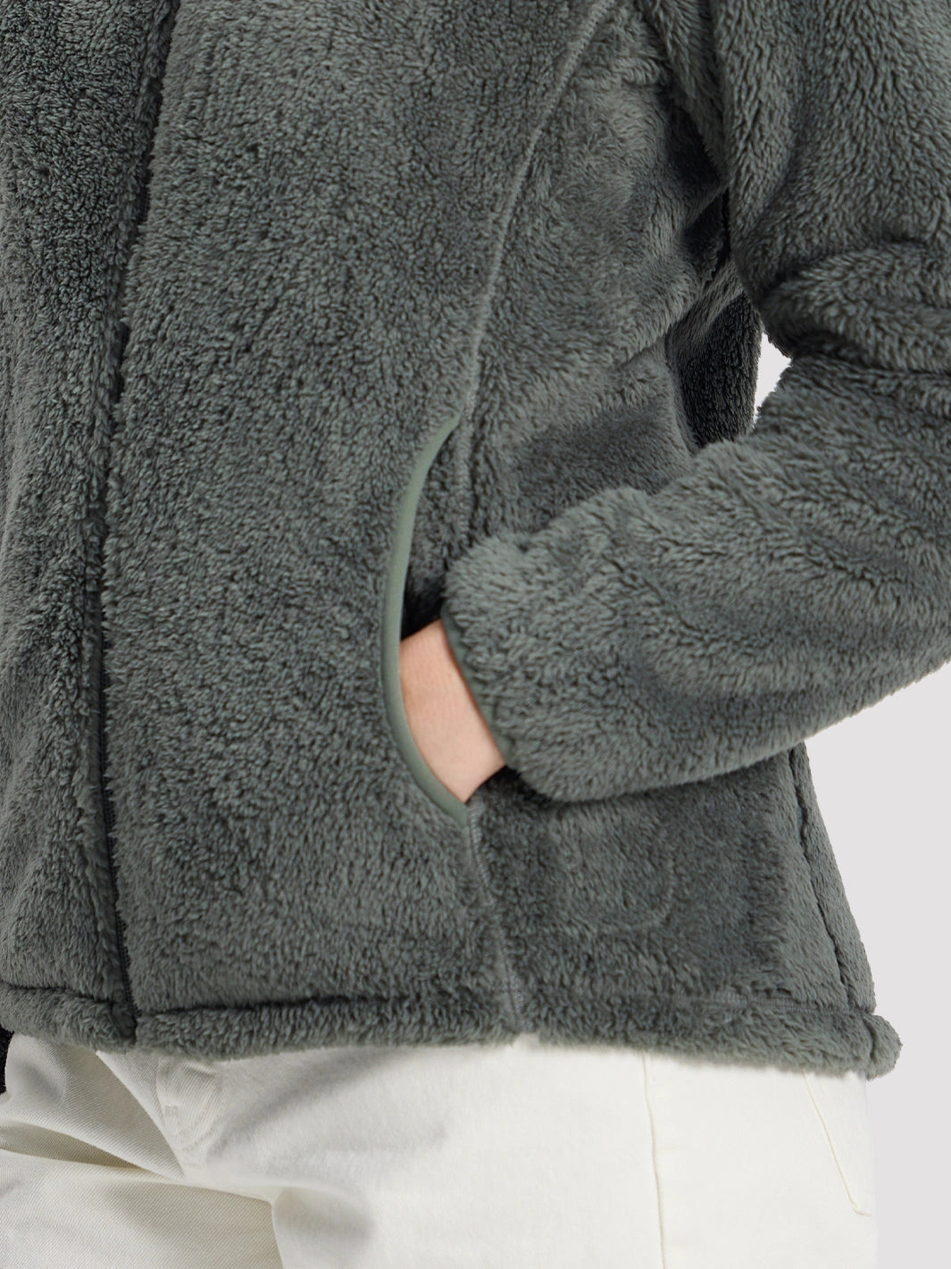 Women's Stand-Collar Coral Fleece Jacket PIONEER CAMP
