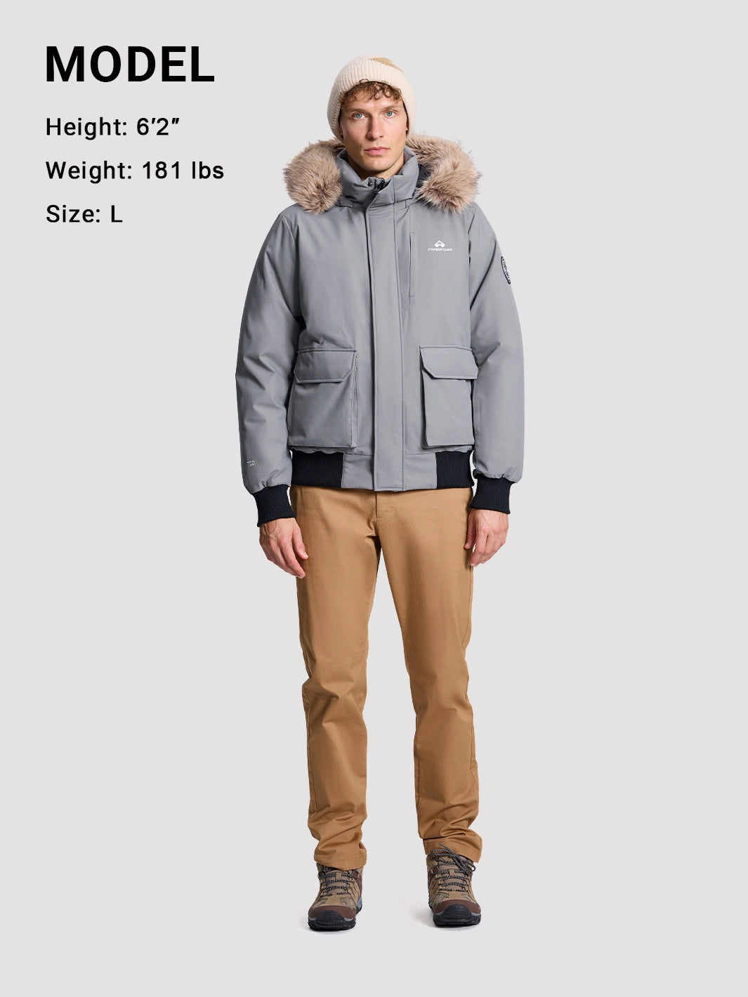 Men's Water-Resistant 700 Fill Power Down Parka PIONEER CAMP
