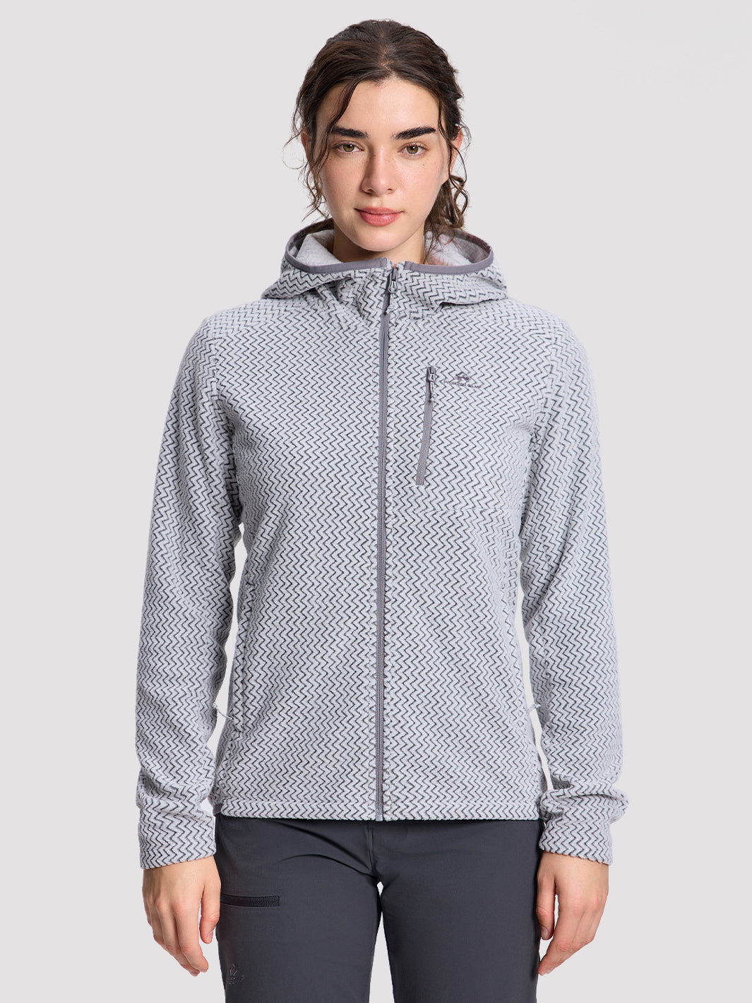 Women's Moisture-Wicking Wave Fleece Hoodie PIONEER CAMP