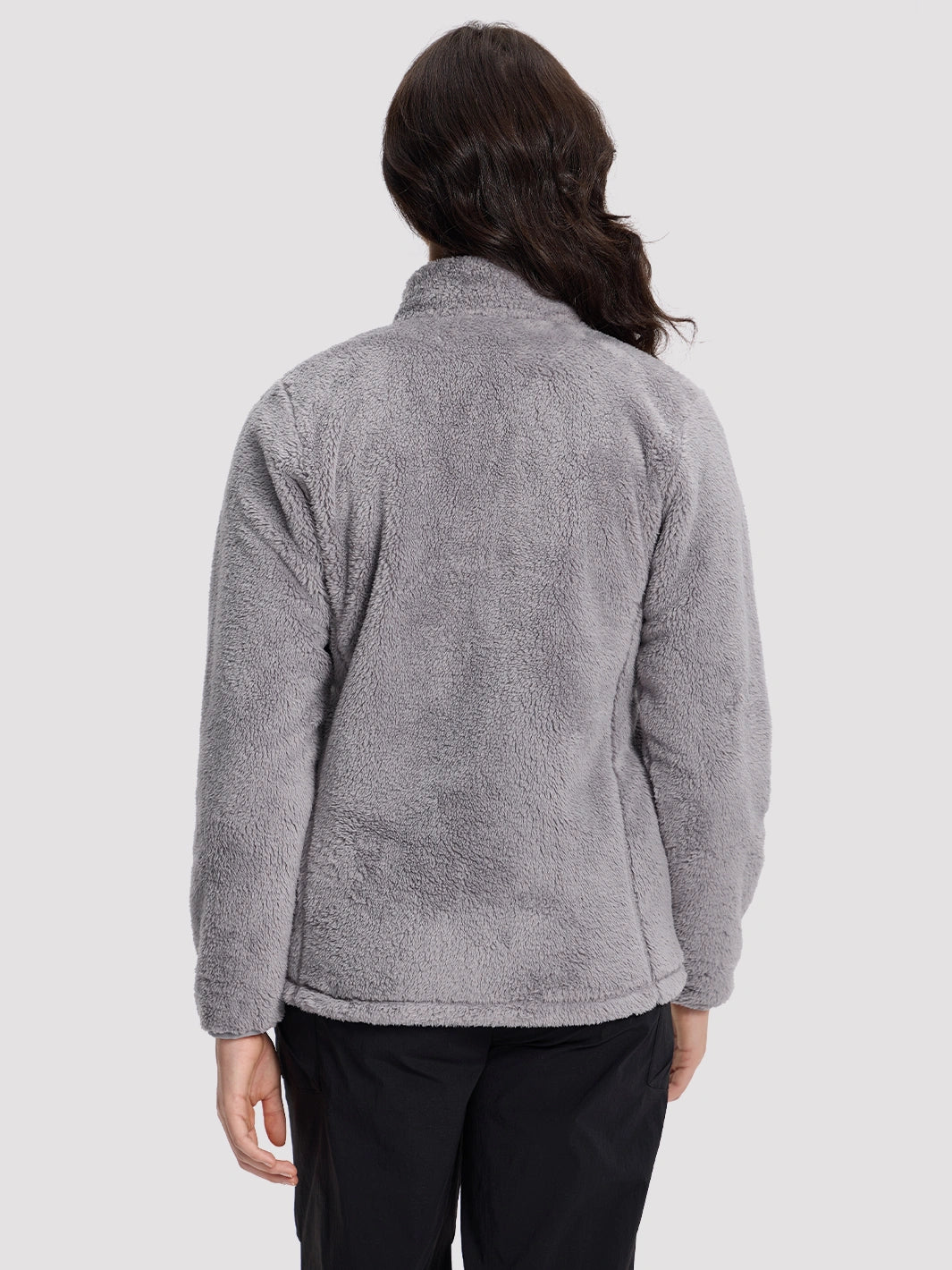 Women's Stand-Collar Coral Fleece Jacket PIONEER CAMP