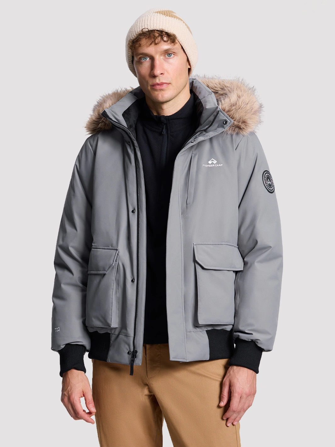 Men's Water-Resistant 700 Fill Power Down Parka PIONEER CAMP