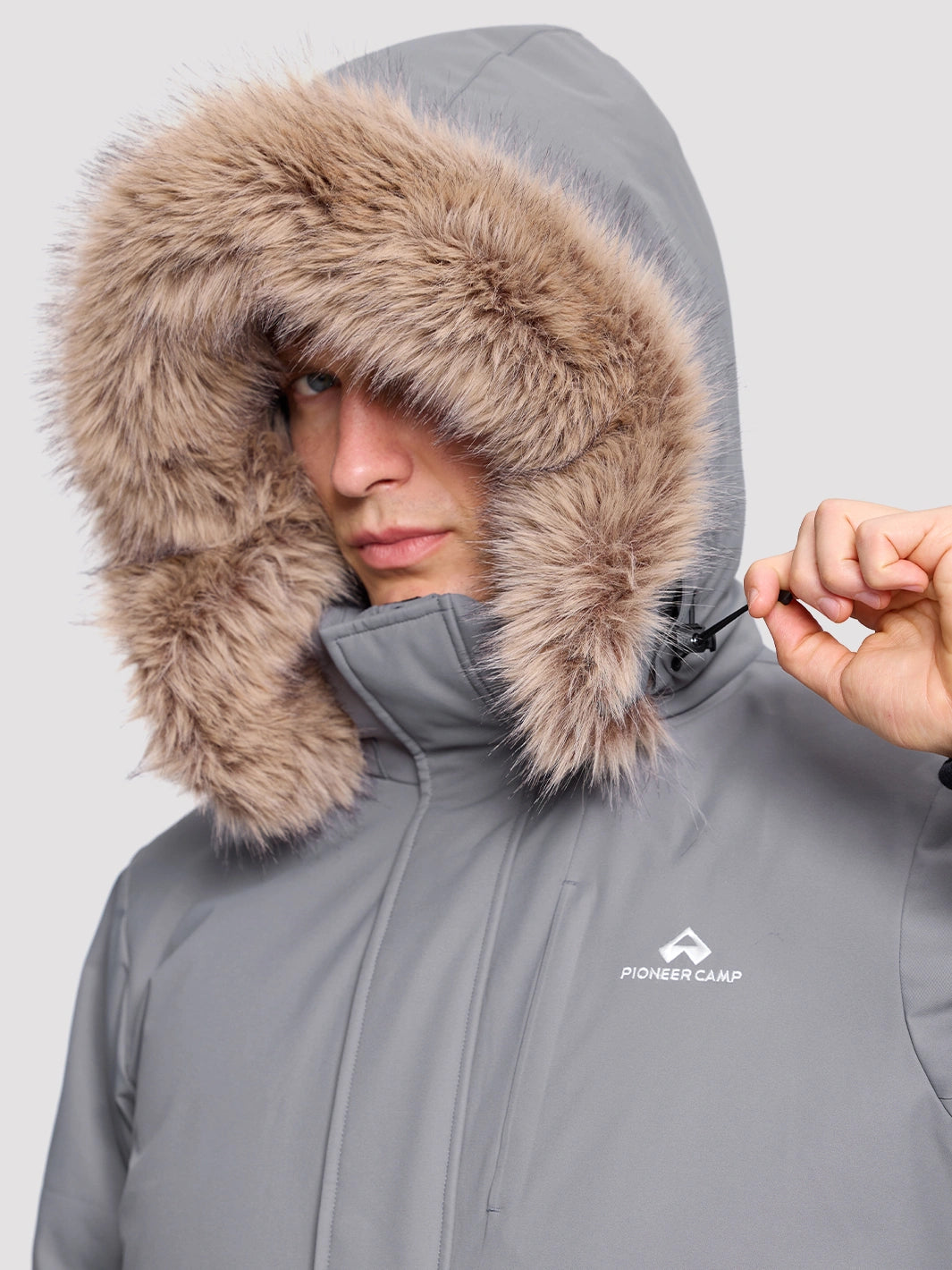 Men's Water-Resistant 700 Fill Power Down Parka PIONEER CAMP