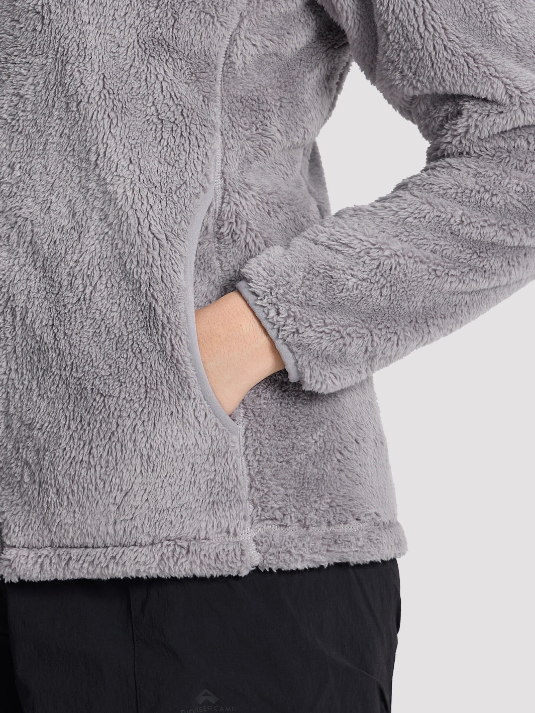 Women's Stand-Collar Coral Fleece Jacket PIONEER CAMP