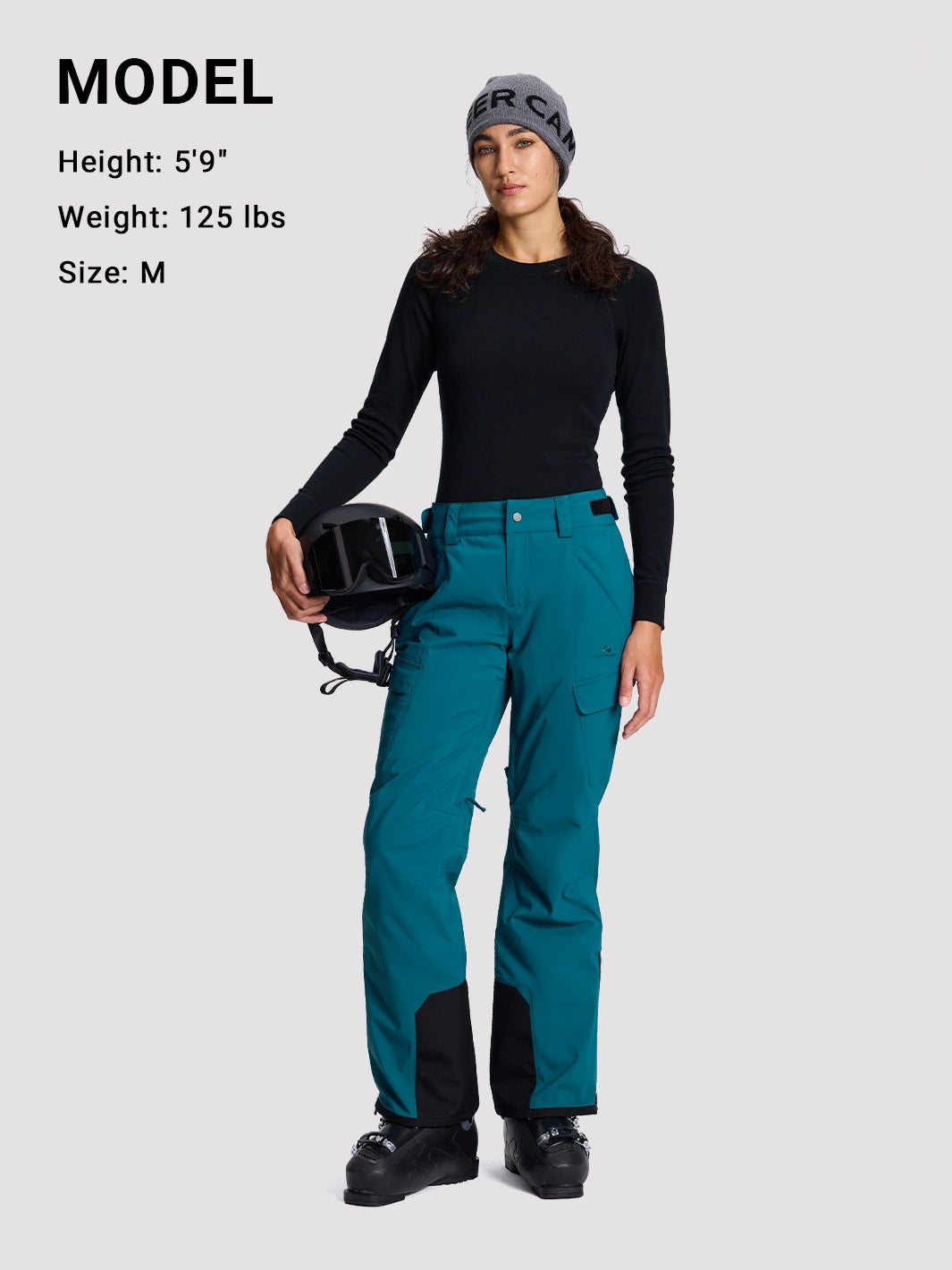 Women's 2L Waterproof SORONA Insulated Ski Pants PIONEER CAMP
