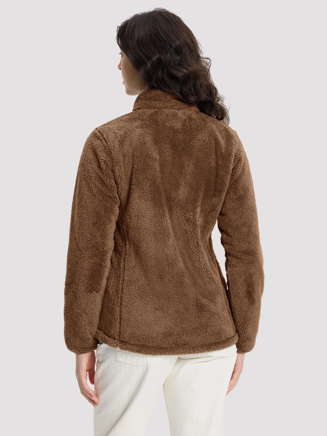 Women's Stand-Collar Coral Fleece Jacket PIONEER CAMP