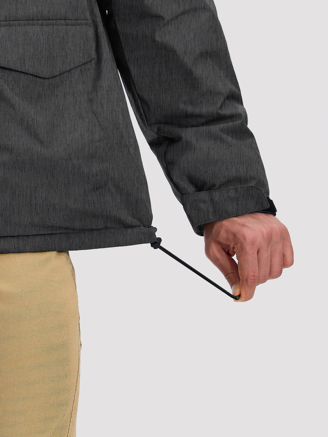 Men's 9-Pocket Hooded Fleece-Lined Winter Parka PIONEER CAMP