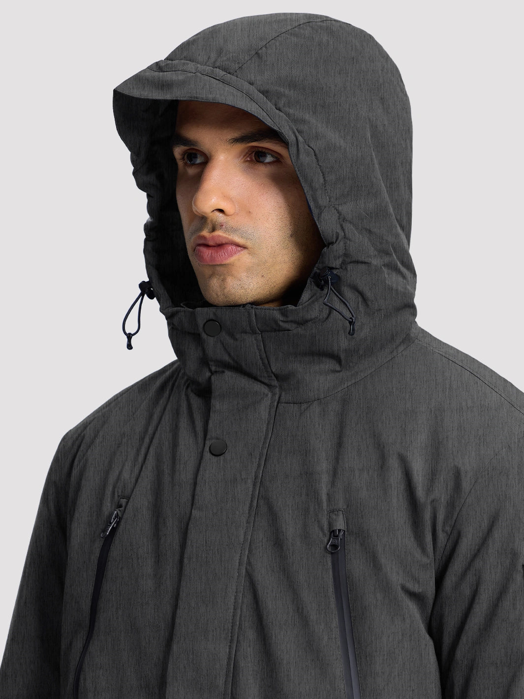Men's 9-Pocket Hooded Fleece-Lined Winter Parka PIONEER CAMP