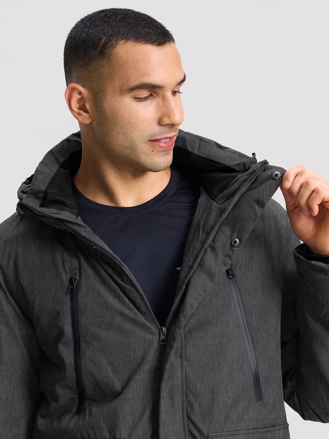 Men's 9-Pocket Hooded Fleece-Lined Winter Parka PIONEER CAMP