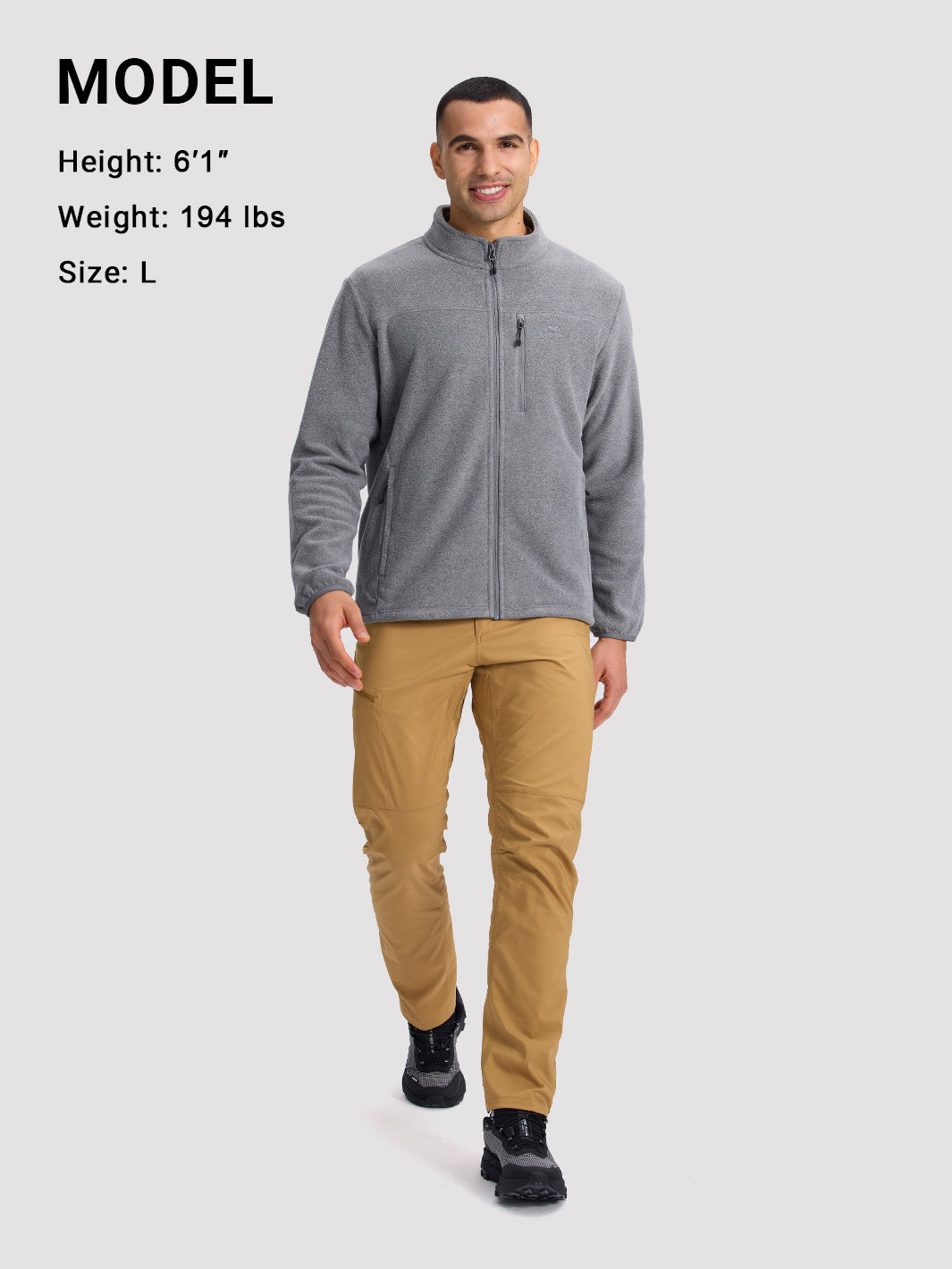 Men's Anti-Static Fleece Jacket PIONEER CAMP