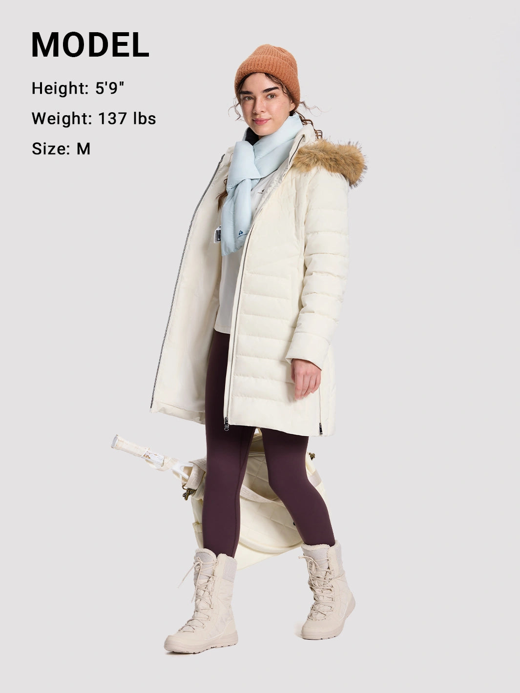 Women's Waterproof Long Puffer Coat PIONEER CAMP