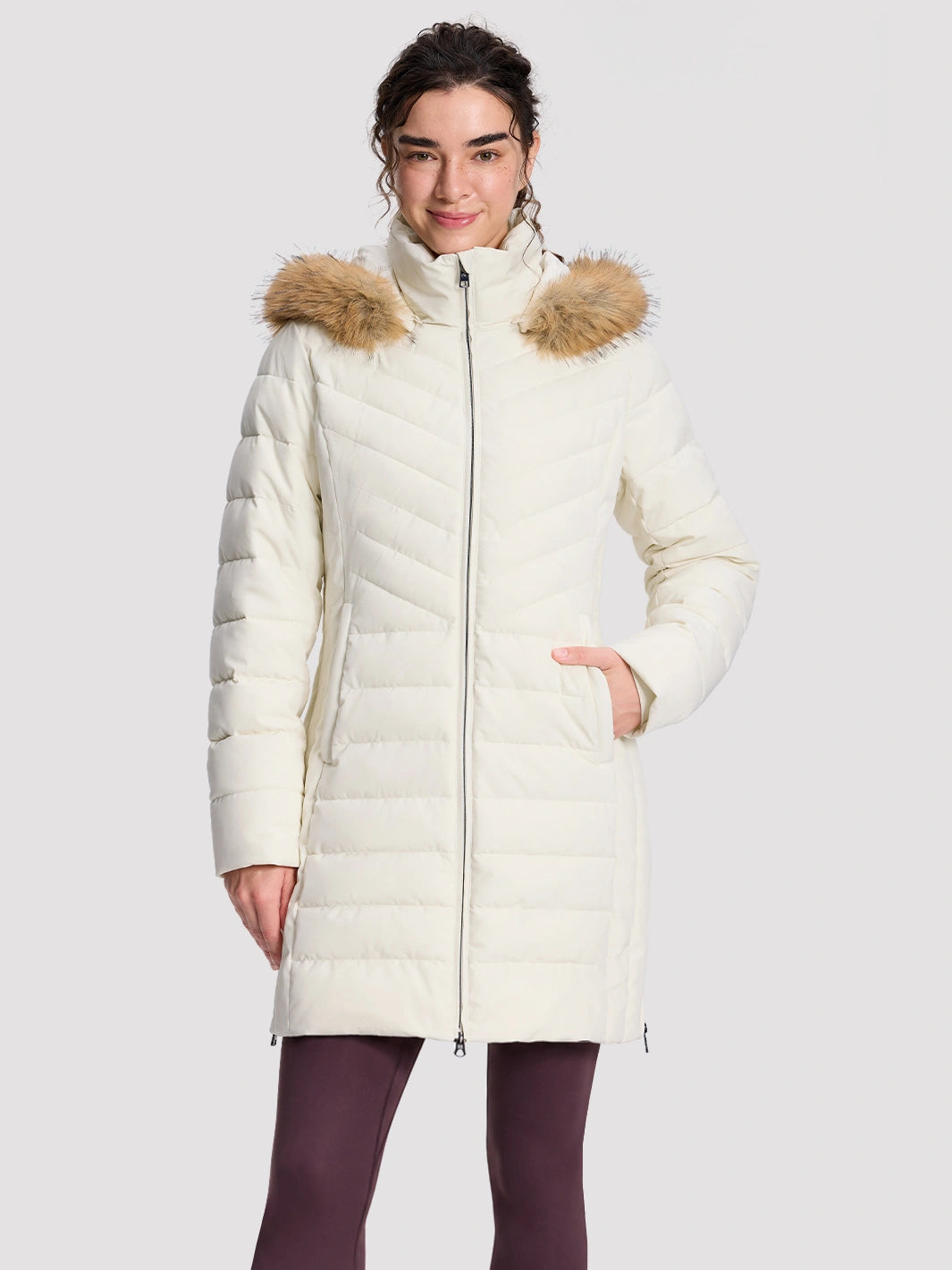 Women's Waterproof Long Puffer Coat PIONEER CAMP