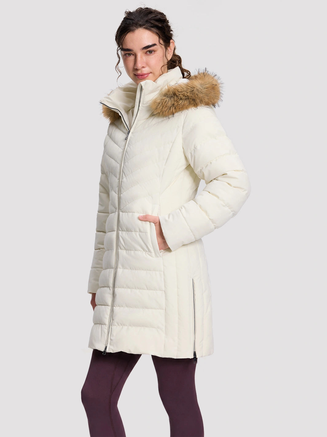 Women's Waterproof Long Puffer Coat PIONEER CAMP