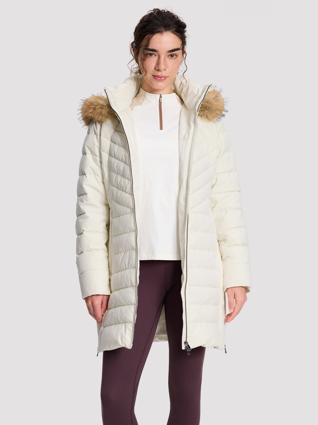 Women's Waterproof Long Puffer Coat PIONEER CAMP