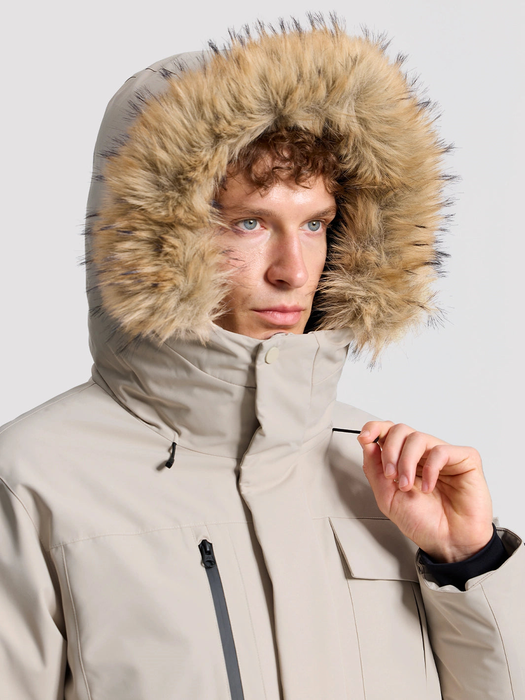 Men's 700 Fill Power Water-Resistant Duck Down Parka Jacket PIONEER CAMP